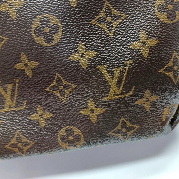 Authenticated pre-owned PALLAS Monogram Coated Canvas Brown - Clutch at Looply