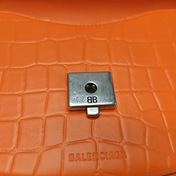 Calfskin Shoulder Bag Orange