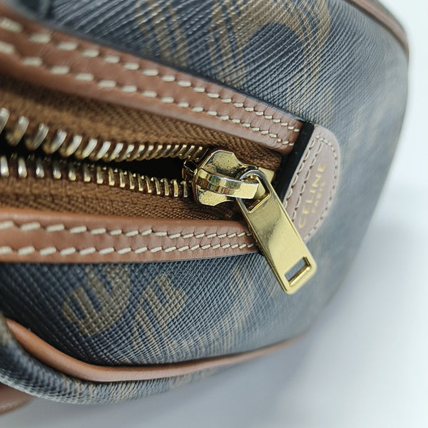 MACADAM Small Coated Canvas Brown
