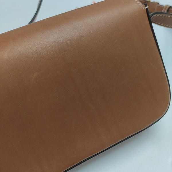 TRIOMPHE Small Calfskin Brown