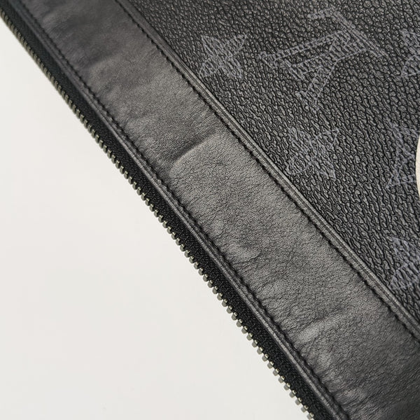 APOLLO GM Monogram Coated Canvas Black