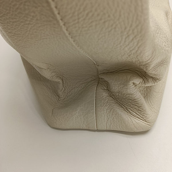 Shopping Bag Calfskin White