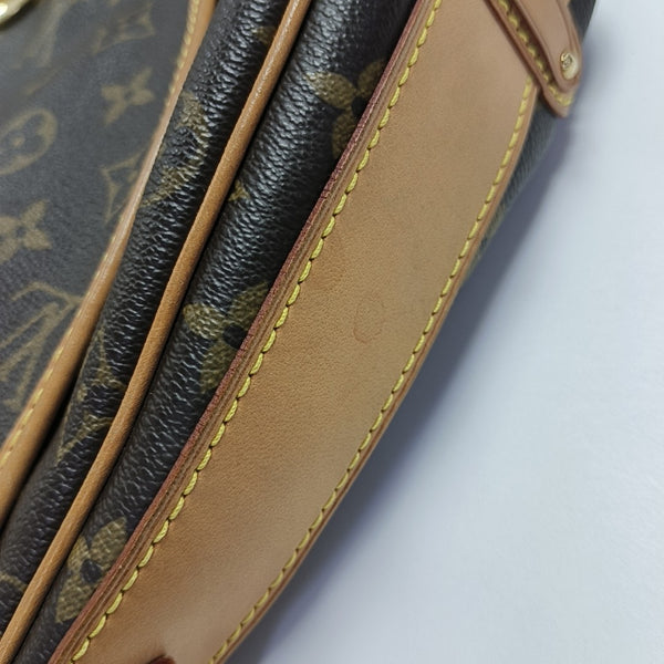 TULUM GM Monogram Coated Canvas Brown