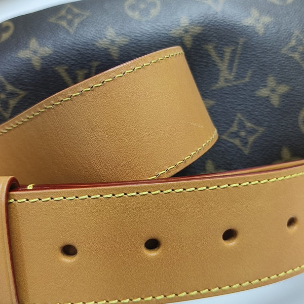 RUSH Monogram Coated Canvas Brown