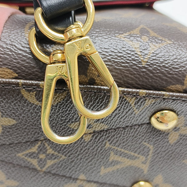 GEORGES BB Monogram Coated Canvas Brown