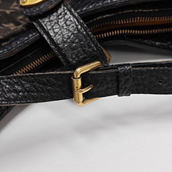 SOLAR Monogram Denim Black