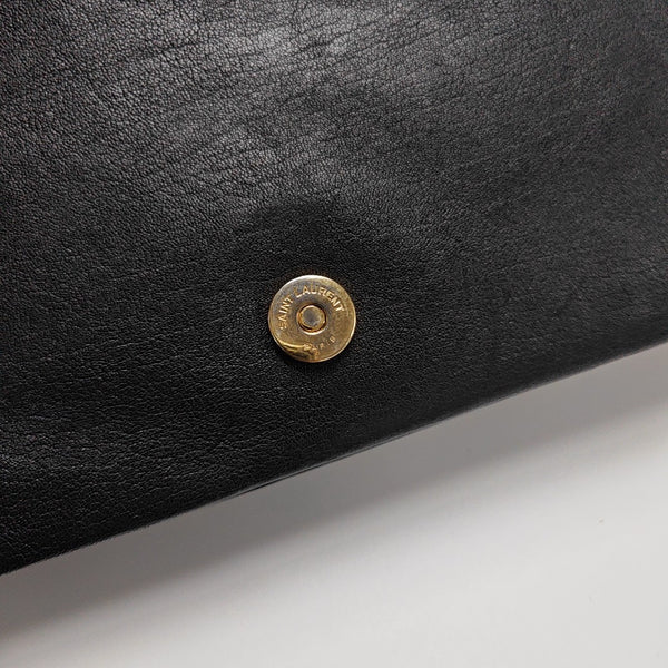 BECKY Small Quilted Lambskin Black