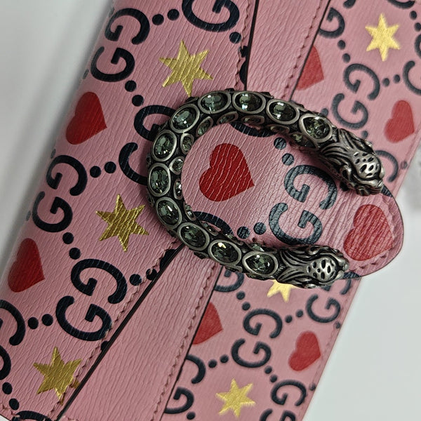 Dionysus Super Mini Monogram Calfskin Pink