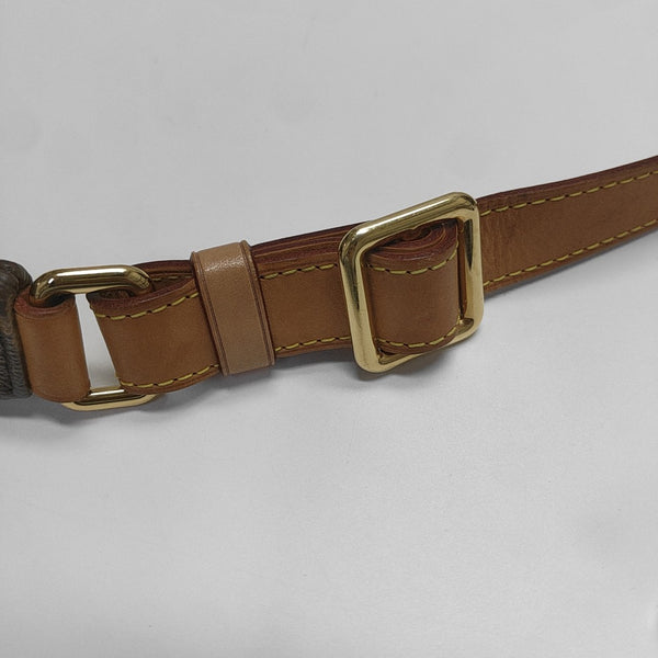 BUMBAG Monogram Coated Canvas Brown