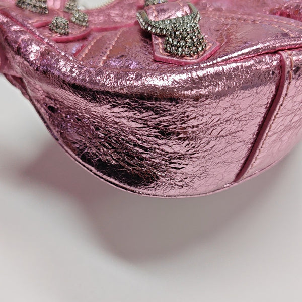 Le Cagole Mini Lambskin Pink