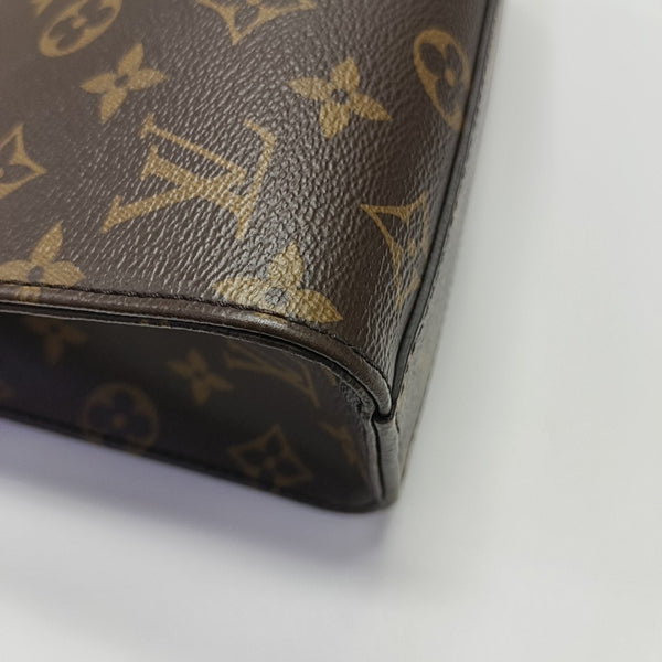 SAC PLAT BB Monogram Coated Canvas Brown