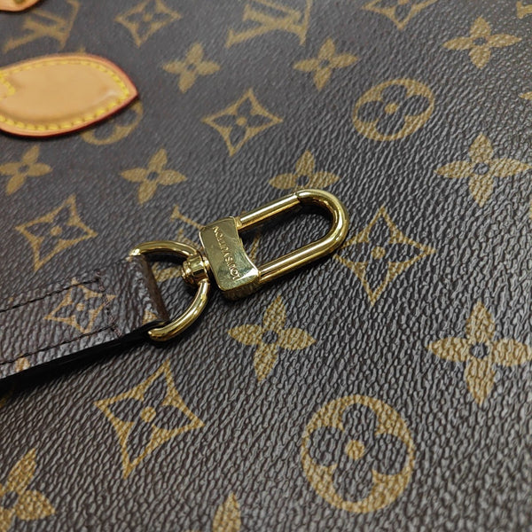 SAC PLAT BB Monogram Coated Canvas Brown