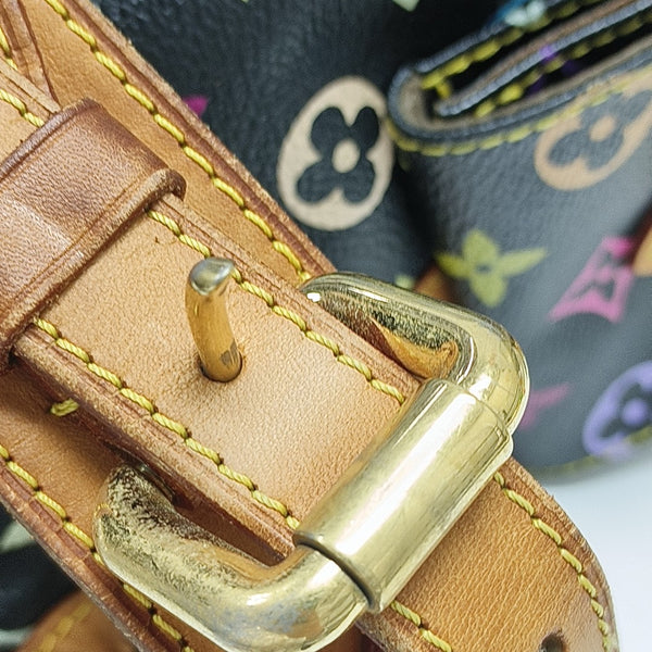 LV × TM NÉONOÉ MM Monogram Coated Canvas Black