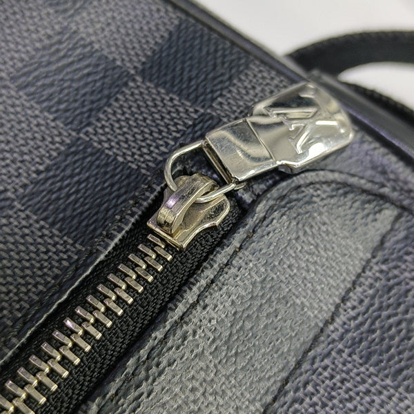 DISTRICT MM Damier Graphite Coated Canvas Gray