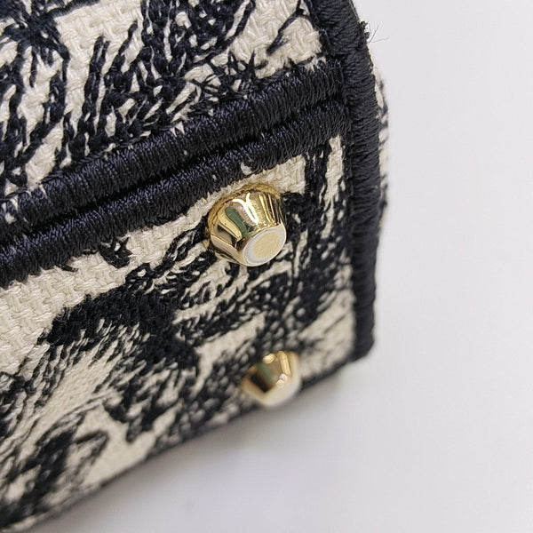 Lady Dior Mini Lona Multicolor