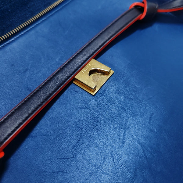 BELT Mini Calfskin Blue