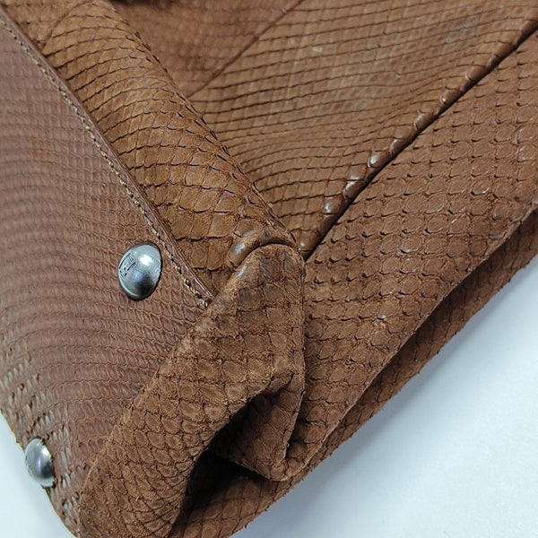 Peekaboo Medium Python Brown