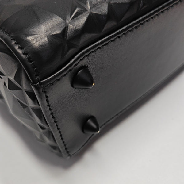 Lady Dior Small Cannage Calfskin Black