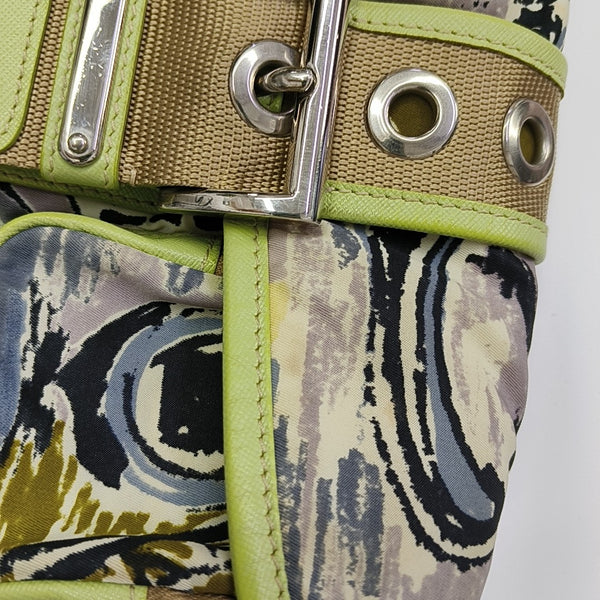 Nylon Shoulder Bag Multicolor