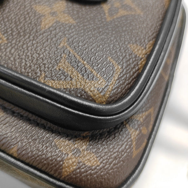 CHRISTOPHER Monogram Coated Canvas Brown