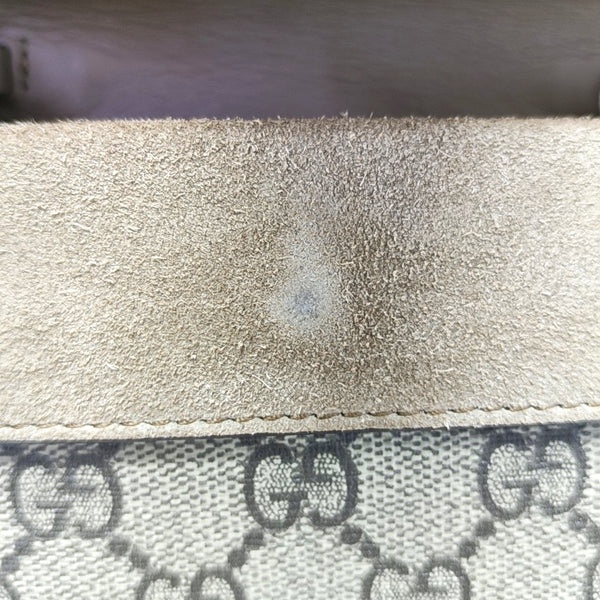Dionysus Super Mini Monogram Coated Canvas Beige