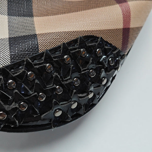 Coated Canvas Top Handle Bag Multicolor