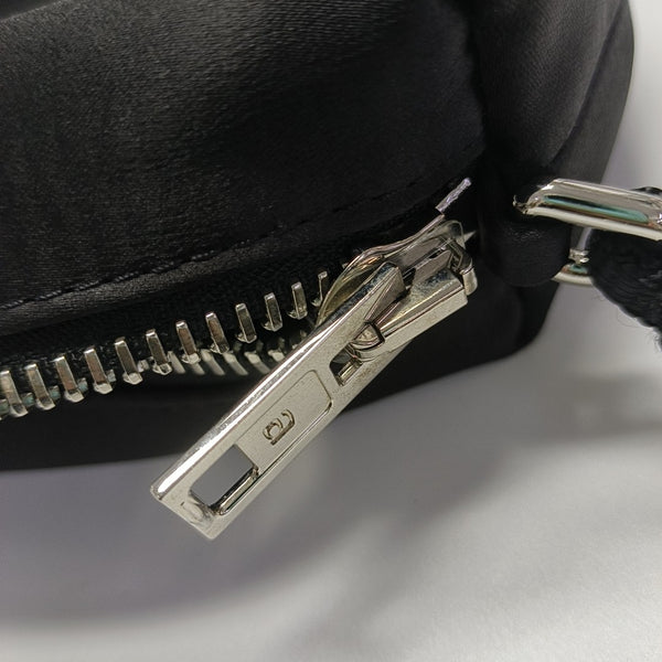 Fabric Top Handle Bag Black