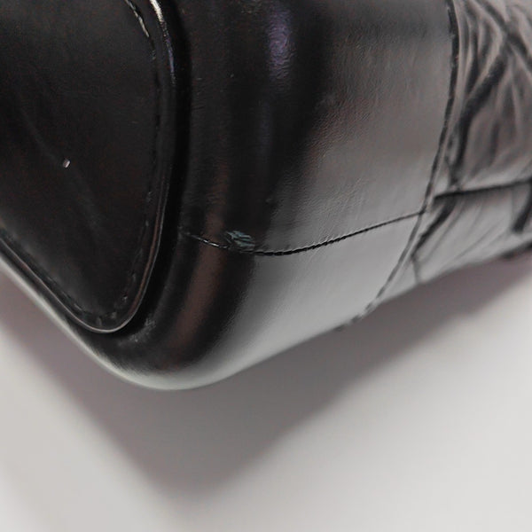 GABRIELLE Small Quilted Calfskin Black