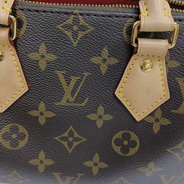 SPEEDY 20 Monogram Coated Canvas Brown