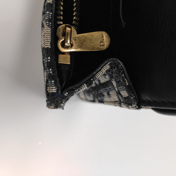 Saddle Mini Oblique Canvas Blue