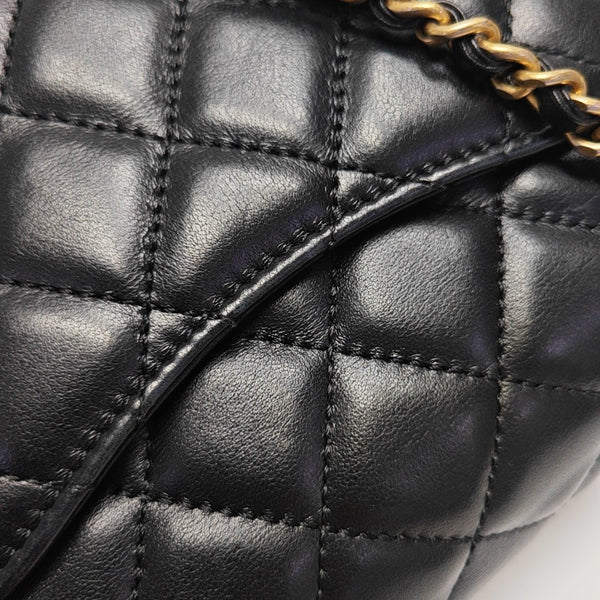 CLASSIC FLAP Mini Quilted Lambskin Black
