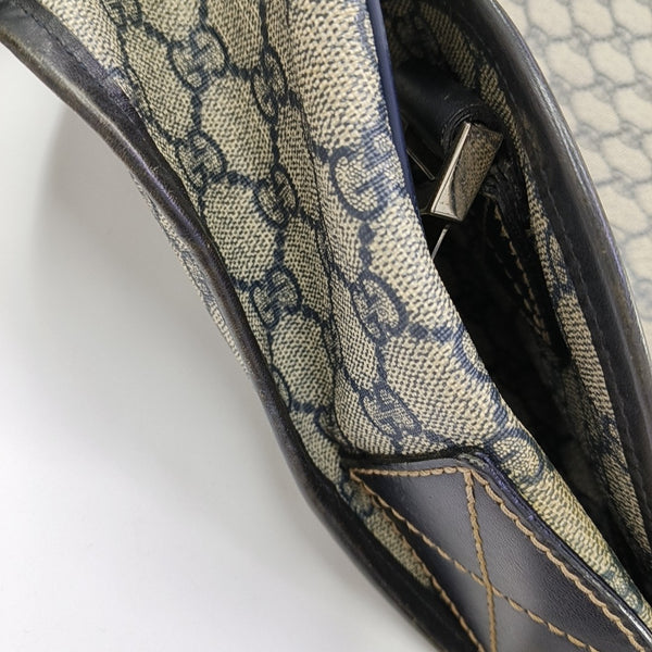 Monogram Coated Canvas Shoulder Bag Beige