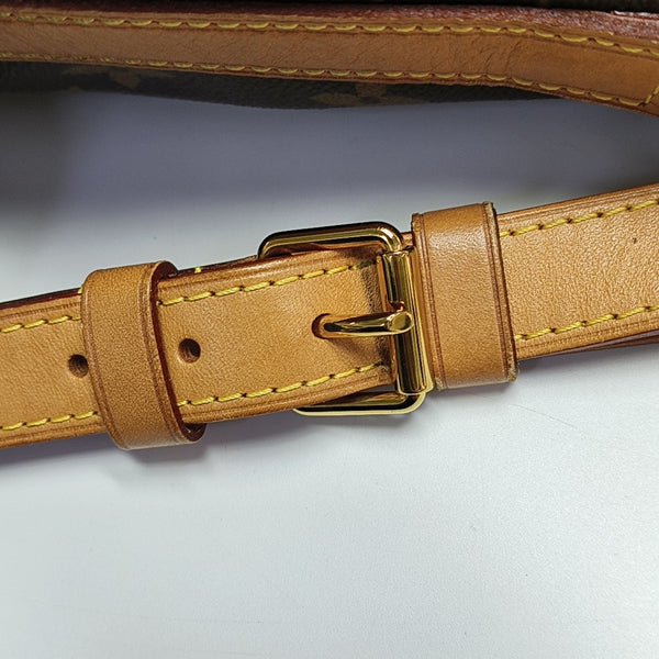 NOÉ BB Monogram Coated Canvas Brown