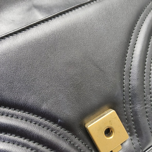 GG Marmont Small Quilted Calfskin Black