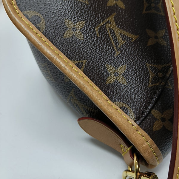 DIANE Monogram Coated Canvas Brown