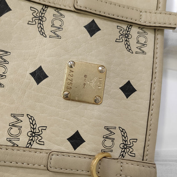 TONI Monogram Coated Canvas Beige
