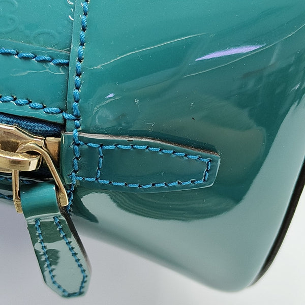 Monogram Patent Leather Blue