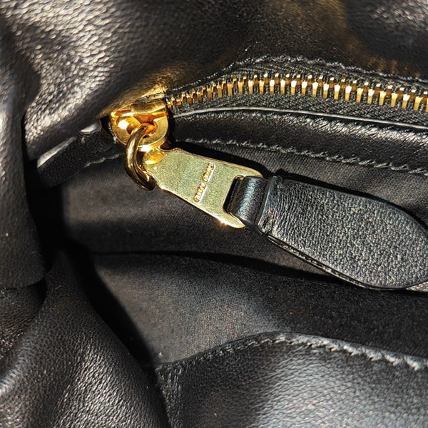 Lambskin Tote Bag Black