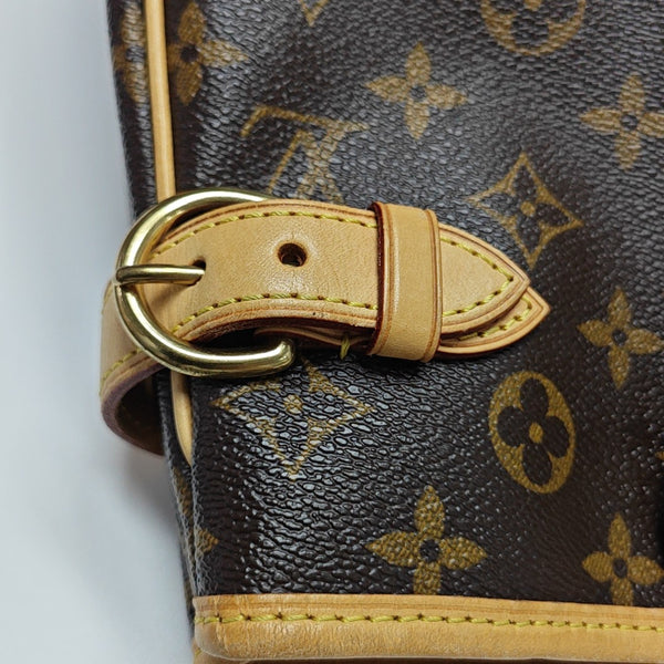BATIGNOLLES GM Monogram Coated Canvas Brown