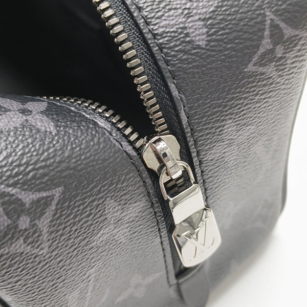 DOPP Monogram Coated Canvas Black