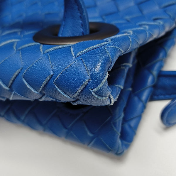 Lambskin Tote Bag Blue