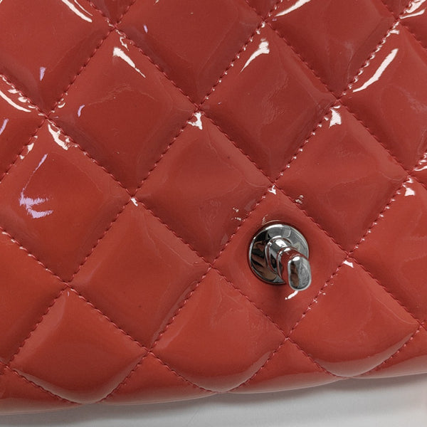 Quilted Patent Leather Pink