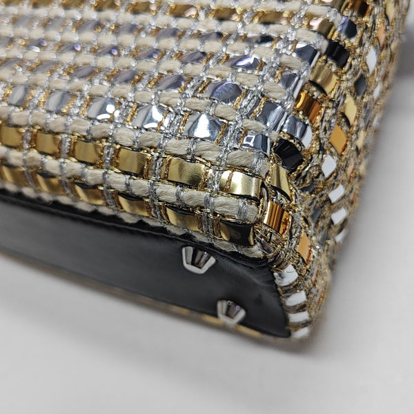 Lady Dior Mini Fabric Multicolor