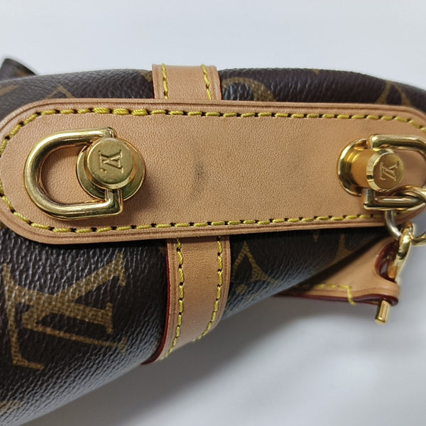 DUFFLE Monogram Coated Canvas Brown