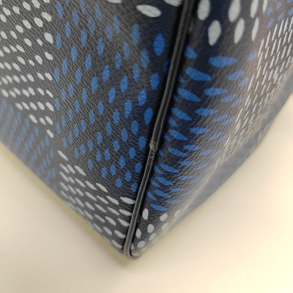 SPEEDY 25 Damier Coated Canvas Blue
