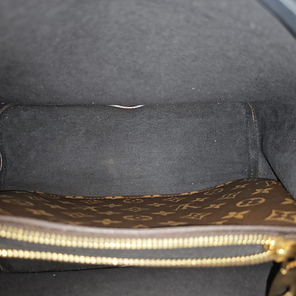 NÉONOÉ MM Monogram Coated Canvas Brown