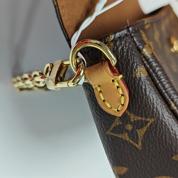 IVY Monogram Coated Canvas Brown