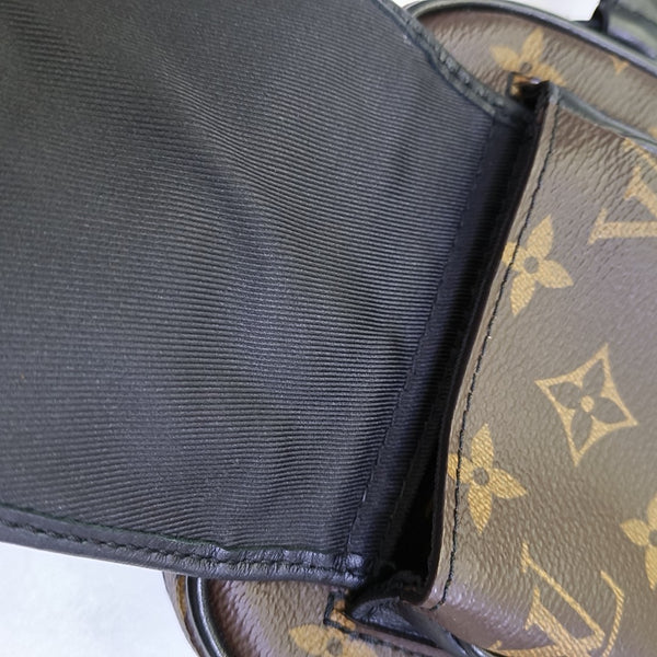 CHRISTOPHER Monogram Coated Canvas Brown