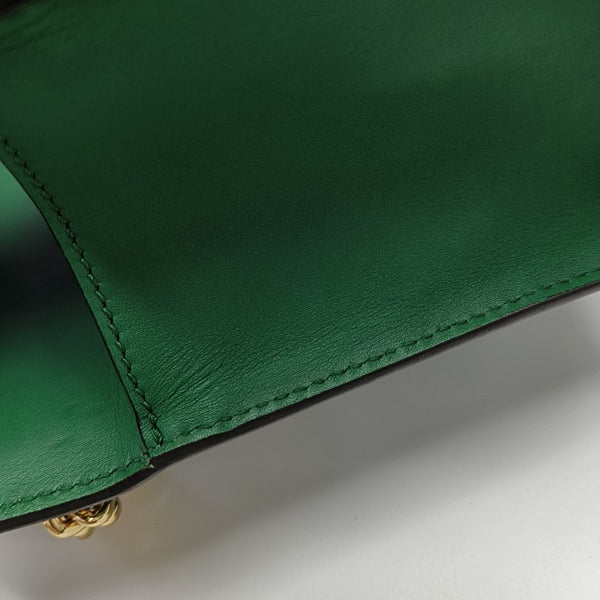 Padlock Small Calfskin Green