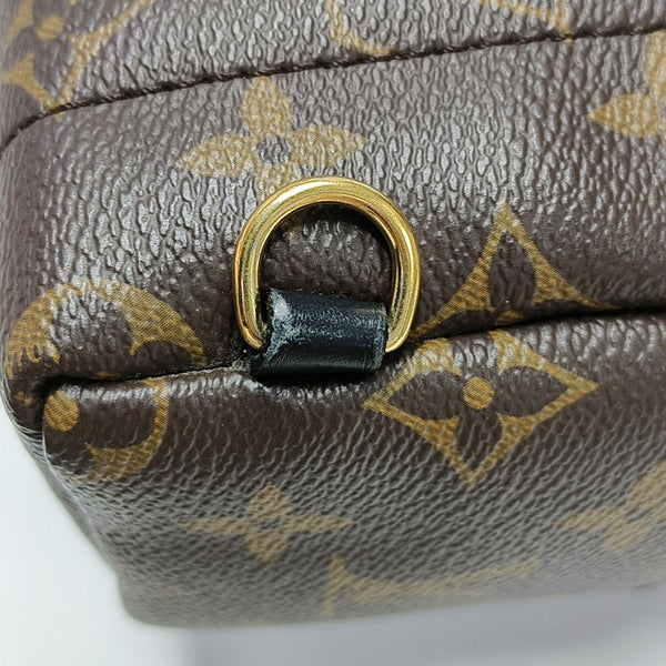 PALM SPRINGS Mini Monogram Coated Canvas Brown